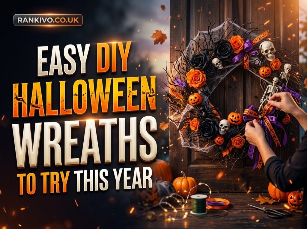 Easy DIY Halloween wreath ideas
