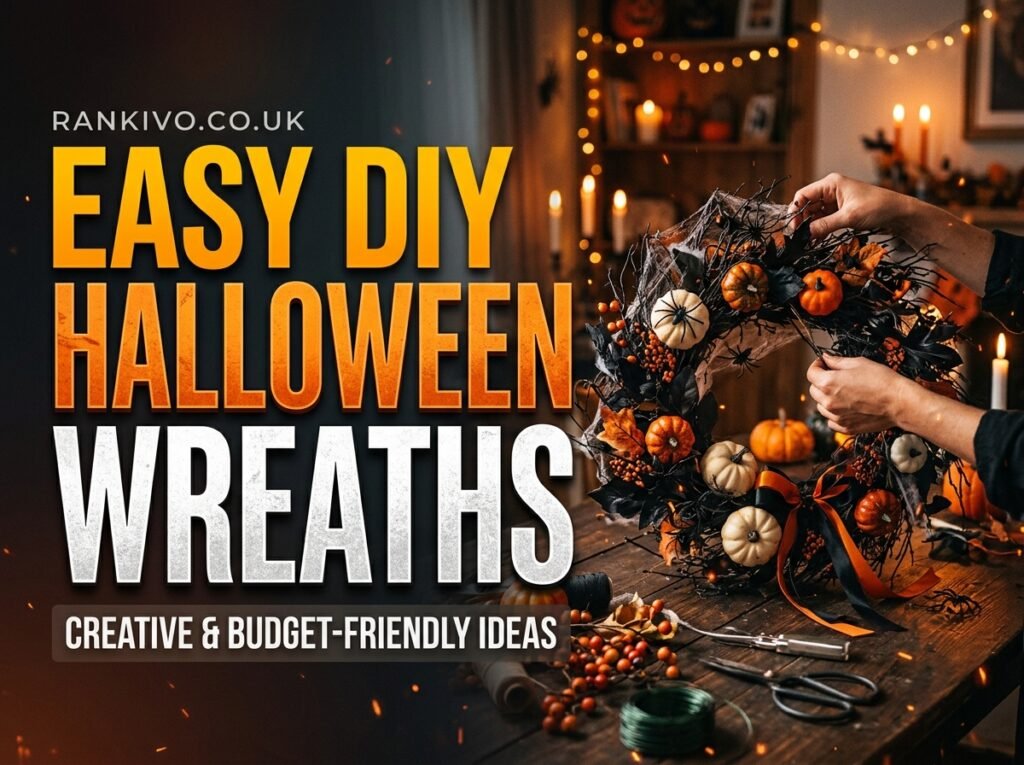 Easy DIY Halloween wreath ideas