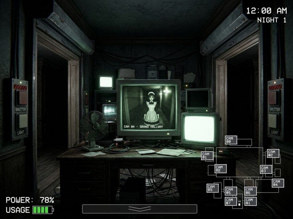 Five Nights with Maids gameplay and endings