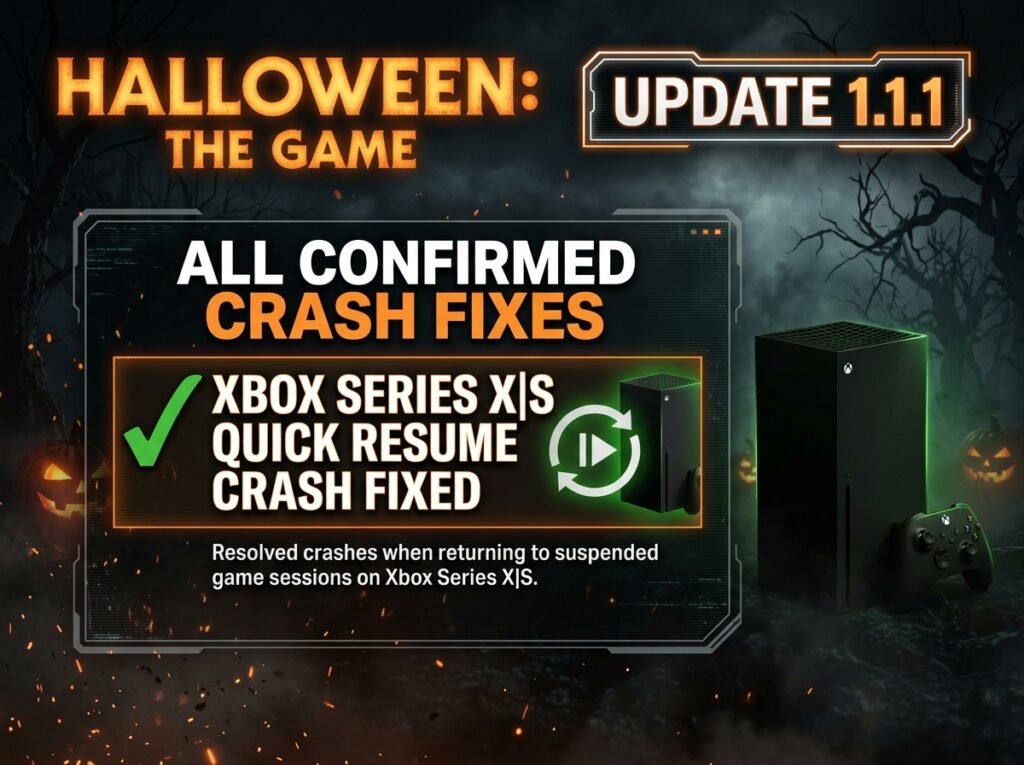 Halloween The Game patch notes 1.1.1