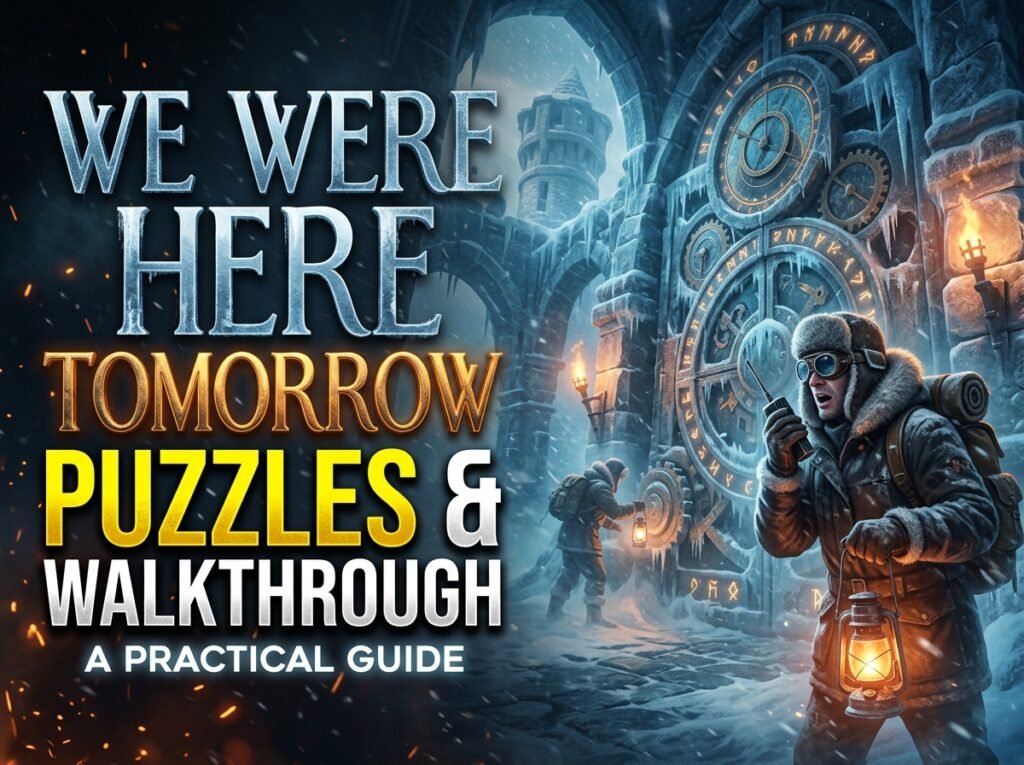 We Were Here Tomorrow puzzles and walkthrough