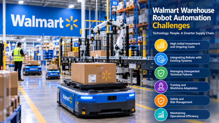walmart warehouse robot automation challenges